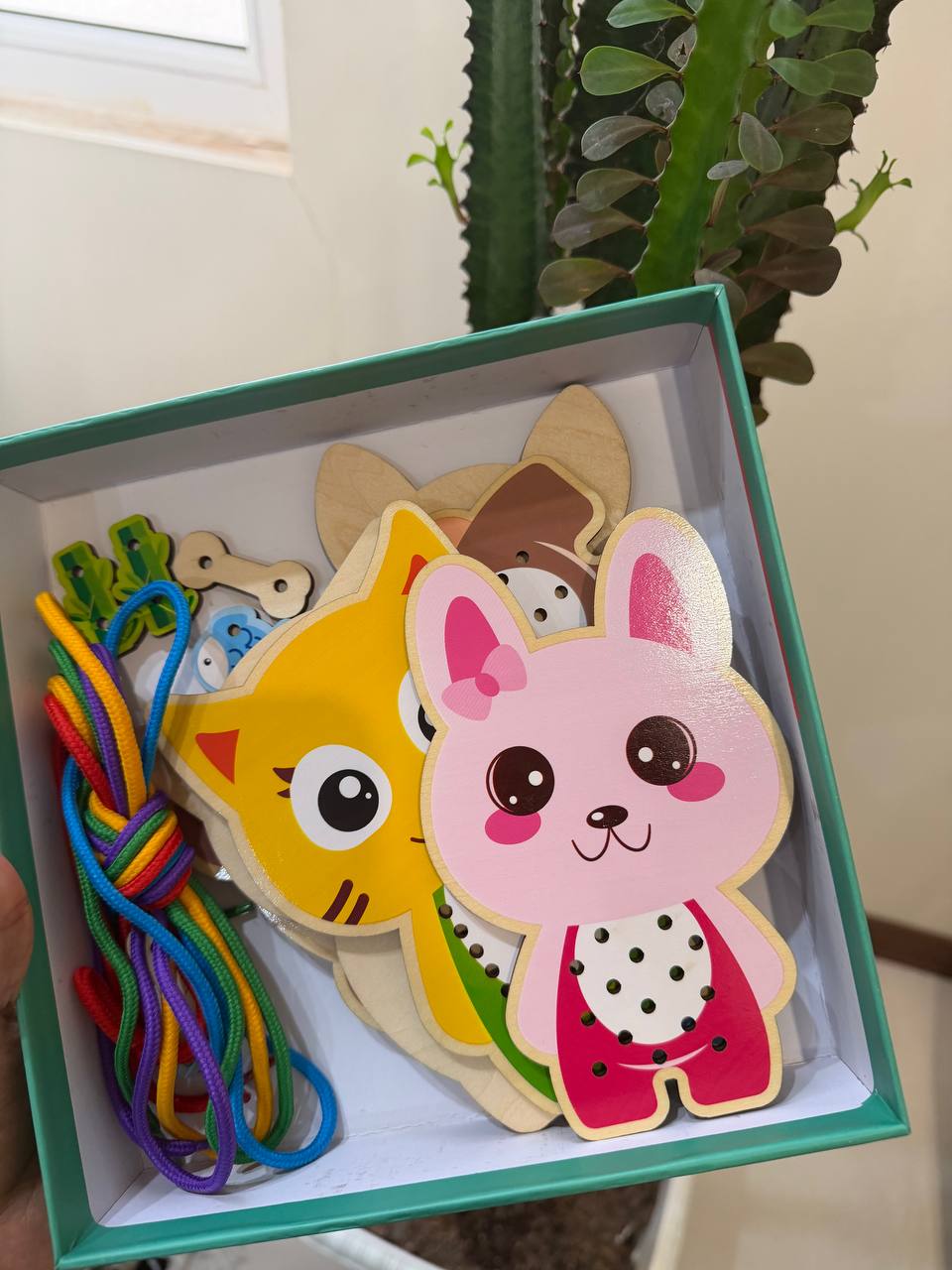 بازی دوخت و دوز چوبی حیوانات