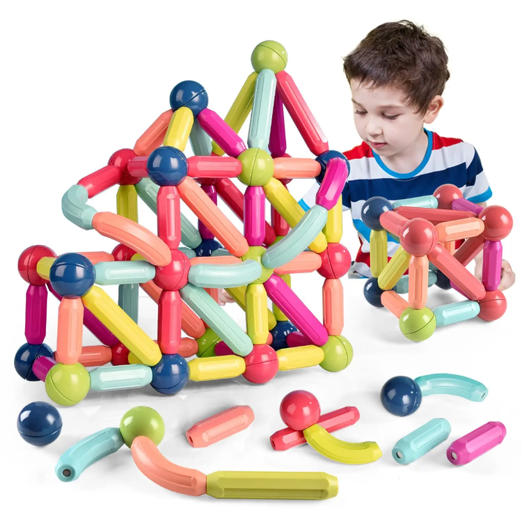 گوی و میله مگنتی 42 و 64 قطعه جعبه دار وارداتی اصلی
